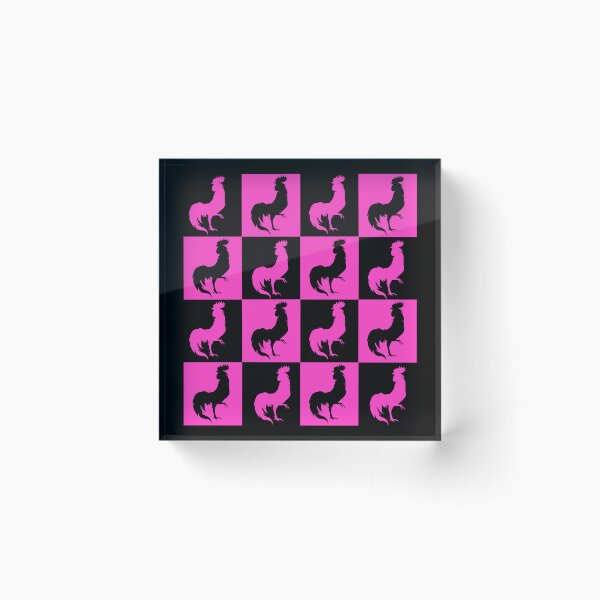 Item preview, pink roosters designed and sold by andrew JOHNSEN.