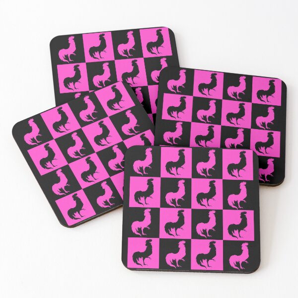 Item preview, pink roosters designed and sold by andrew JOHNSEN.
