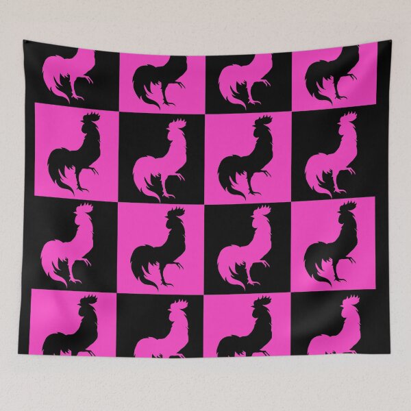 Item preview, pink roosters designed and sold by andrew JOHNSEN.