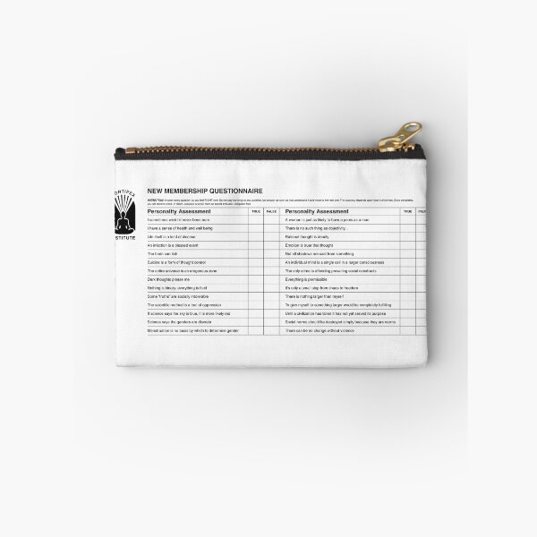 Item preview, Pontifex Institute questionnaire designed and sold by Krobilad.