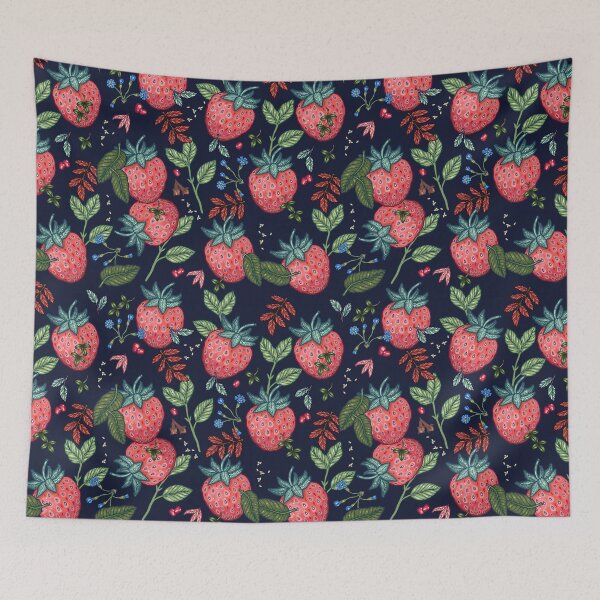 Item preview, strawberry garden designed and sold by smalldrawing.