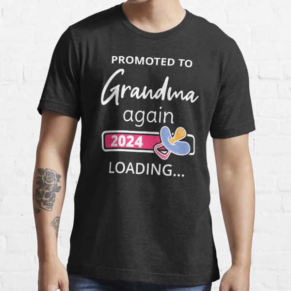 personalized mens shirt, original design dad promoted grandpa, men's t-shirt