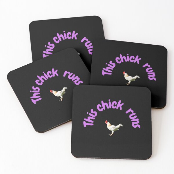 Item preview, Runs Saying Running Chicken designed and sold by Paintandgo.