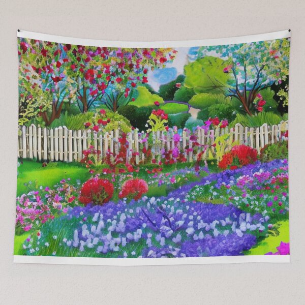 Item preview, Springtime garden designed and sold by BerylBez.