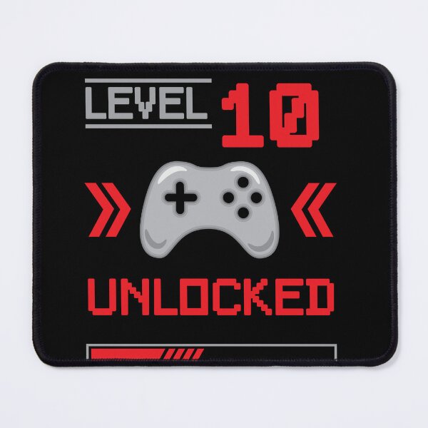 Item preview, Level 10 unlocked - 10th birthday Gamer shirt designed and sold by Gerald Waters.