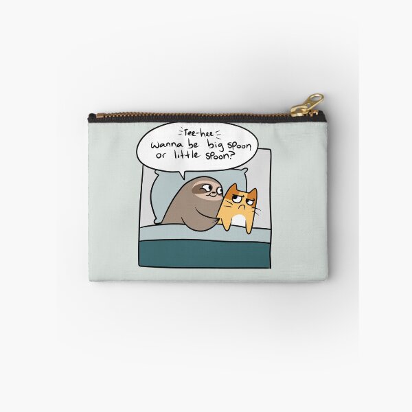 Item preview, Sloth and Cat Spooning designed and sold by SaradaBoru.