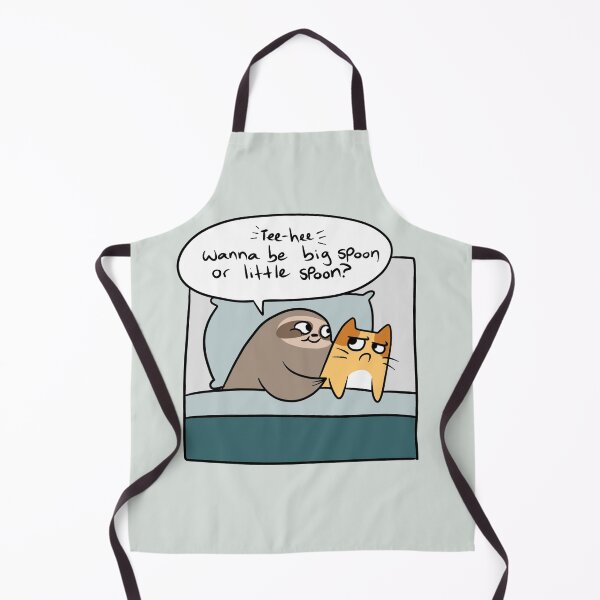 Item preview, Sloth and Cat Spooning designed and sold by SaradaBoru.