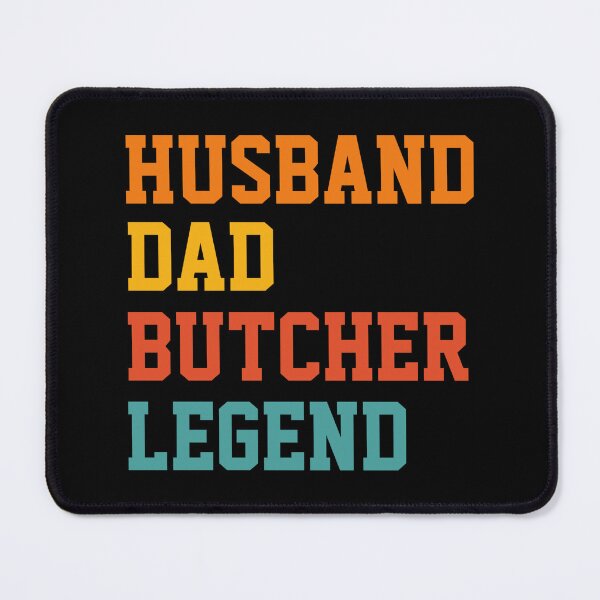 Item preview, HUSBAND DAD BUTCHER LEGEND - funny butcher shop slogan designed and sold by KatisDesign.