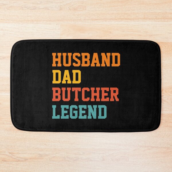 Item preview, HUSBAND DAD BUTCHER LEGEND - funny butcher shop slogan designed and sold by KatisDesign.