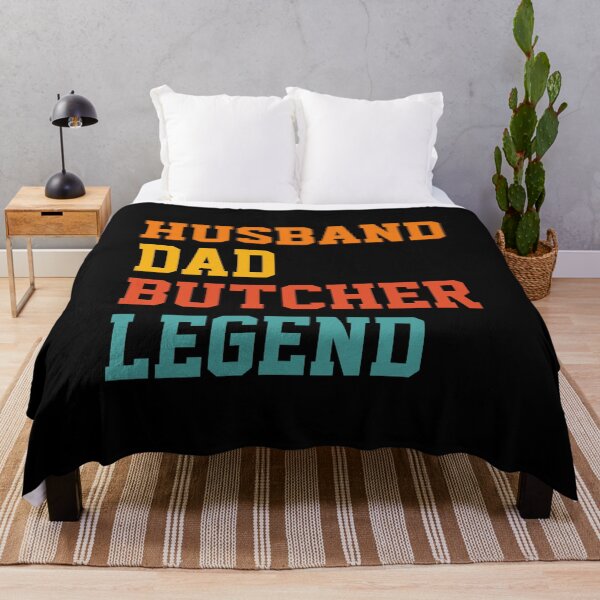 Item preview, HUSBAND DAD BUTCHER LEGEND - funny butcher shop slogan designed and sold by KatisDesign.