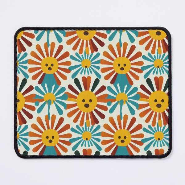 Item preview, Cute Sunshine Pattern in Yellow, Orange and Teal designed and sold by Fine Prints.