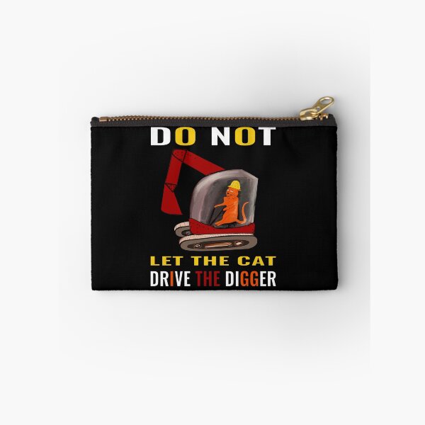 Item preview, catswithhardhats Cat driving digger designed and sold by CottagePop.