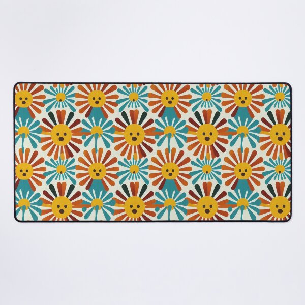Item preview, Cute Sunshine Pattern in Yellow, Orange and Teal  designed and sold by Fine Prints.