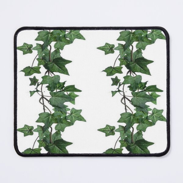Item preview, GREEN TRAILING IVY ART, IVY DESIGN GARDEN WHITE ART designed and sold by sharlesart.
