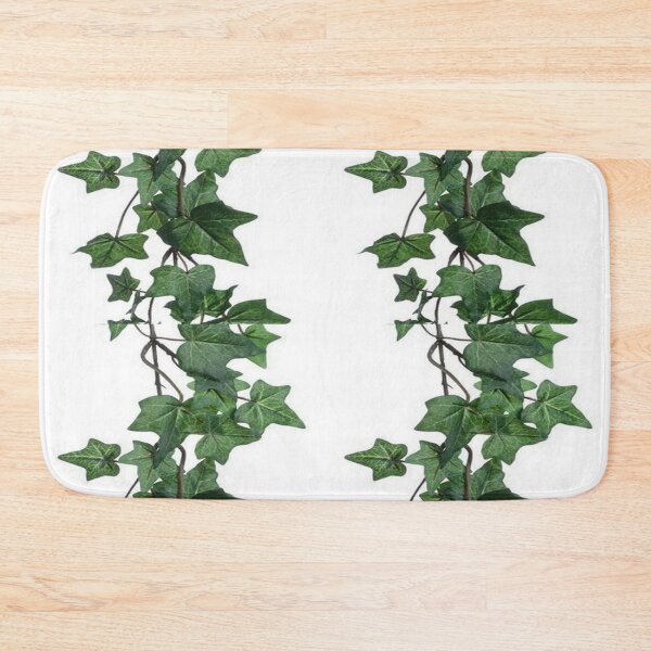 Item preview, GREEN TRAILING IVY ART, IVY DESIGN GARDEN WHITE ART designed and sold by sharlesart.