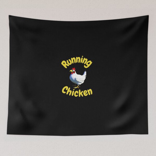 Item preview, Runs Saying Running Chicken designed and sold by Paintandgo.
