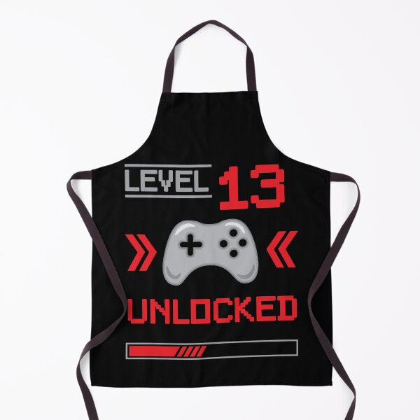 Item preview, Level 13 unlocked - 13th birthday Gamer shirt designed and sold by Gerald Waters.