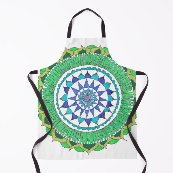 Item preview, Mandalas in green designed and sold by artbyninabru.