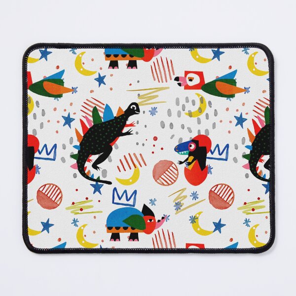 Item preview, Cute Dinosaurs and a Starry Sky Pattern designed and sold by CaglaCokgezen.