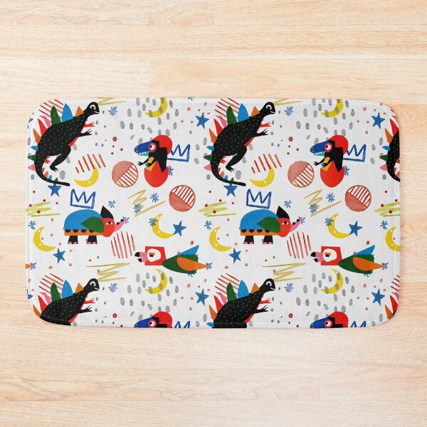 Item preview, Cute Dinosaurs and a Starry Sky Pattern designed and sold by CaglaCokgezen.