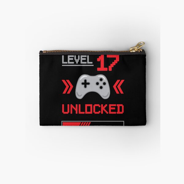 Item preview, Level 17 unlocked - 17th birthday Gamer shirt designed and sold by Gerald Waters.