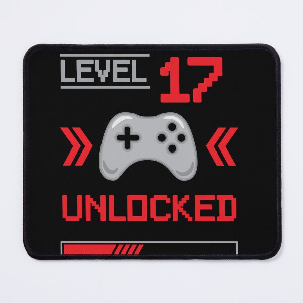 Item preview, Level 17 unlocked - 17th birthday Gamer shirt designed and sold by Gerald Waters.
