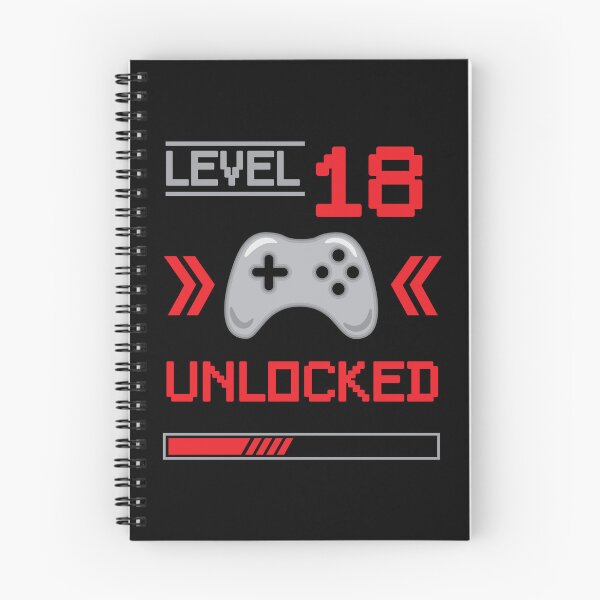 Item preview, Level 18 unlocked - 18th birthday Gamer shirt designed and sold by Gerald Waters.