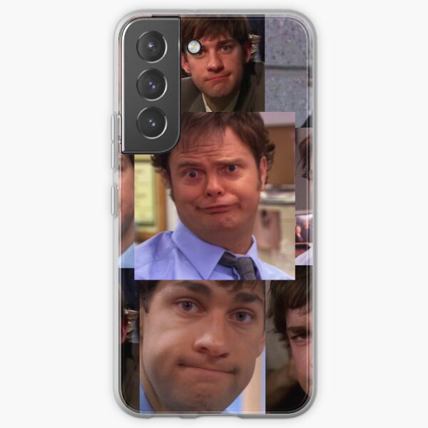 Jim face meme Samsung Galaxy Soft Case