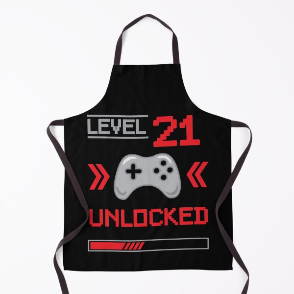 Item preview, Level 21 unlocked - 21st birthday Gamer shirt designed and sold by Gerald Waters.