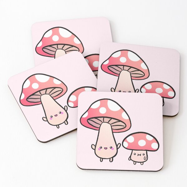 Item preview, A tall and a short mushroom friends  designed and sold by Yarafantasyart.