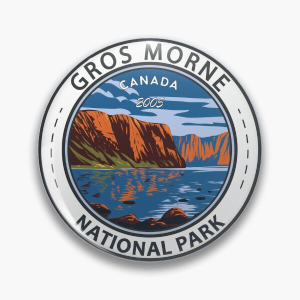 Item preview, Gros Morne National Park Canada Vintage Badge designed and sold by KrisSidDesigns.