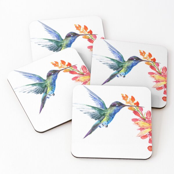 Item preview, Hummingbird and Flower designed and sold by surenart.