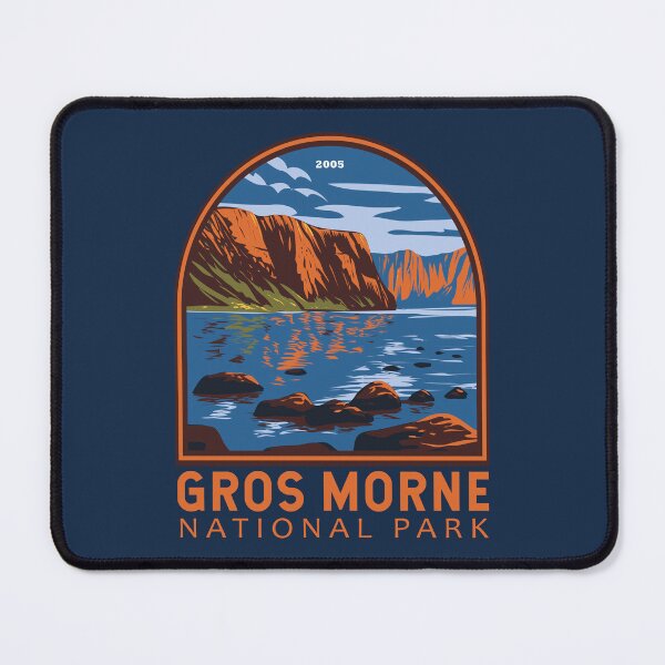 Item preview, Gros Morne National Park Canada Vintage Emblem designed and sold by KrisSidDesigns.