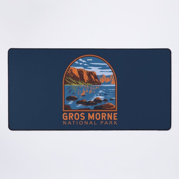 Item preview, Gros Morne National Park Canada Vintage Emblem designed and sold by KrisSidDesigns.