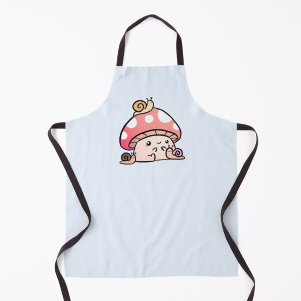 Item preview, Adorable chubby little mushroom with snails friends designed and sold by Yarafantasyart.