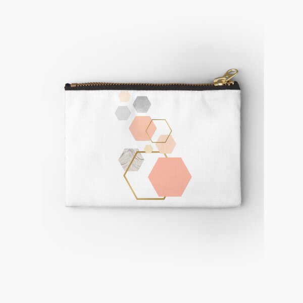 Item preview, Pink Grey Gold and Marble Geometric Design designed and sold by banginT.