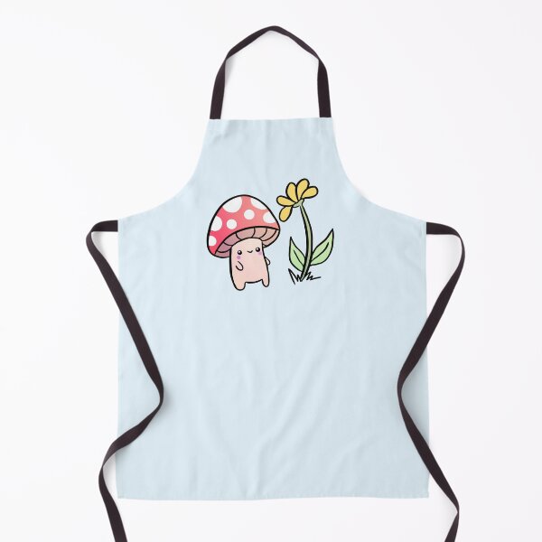 Item preview, Cute mushrooms with a yellow flower designed and sold by Yarafantasyart.