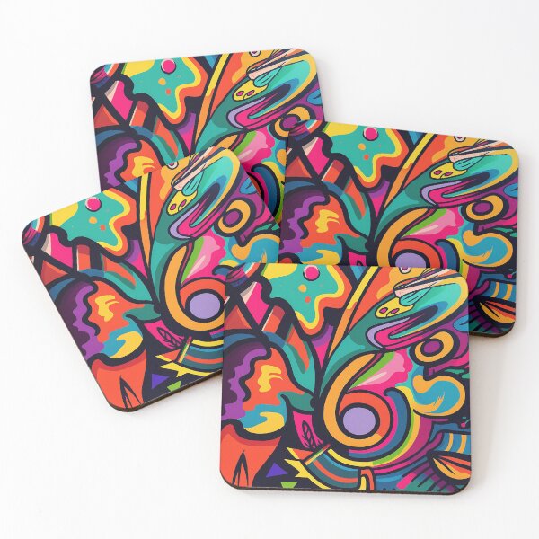 Item preview, Colorful Fauvism Abstract Painting designed and sold by elnixart.