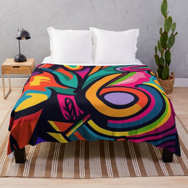 Item preview, Colorful Fauvism Abstract Painting designed and sold by elnixart.