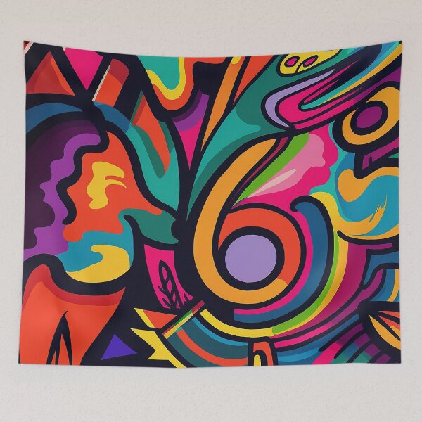 Item preview, Colorful Fauvism Abstract Painting designed and sold by elnixart.