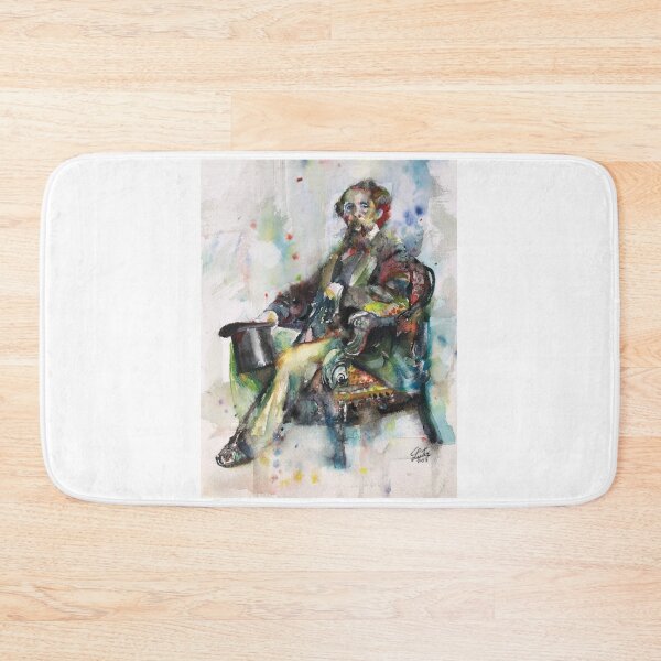 Item preview, CHARLES DICKENS - watercolor portrait .8 designed and sold by lautir.