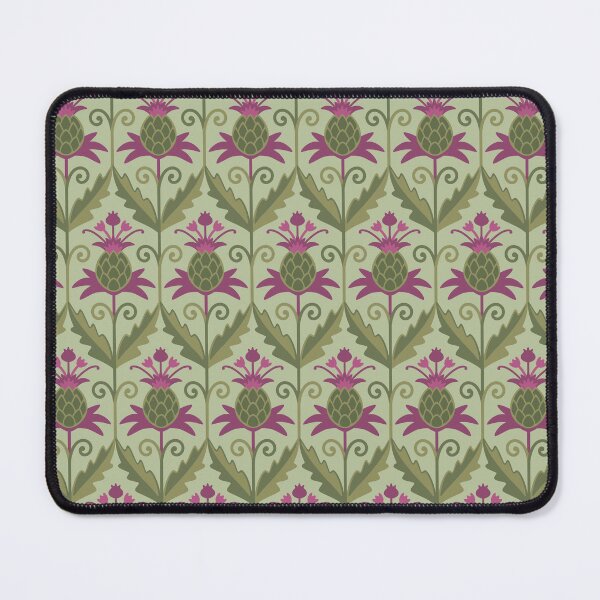Item preview, Art Nouveau Thistle Flower designed and sold by Vyk Designs.