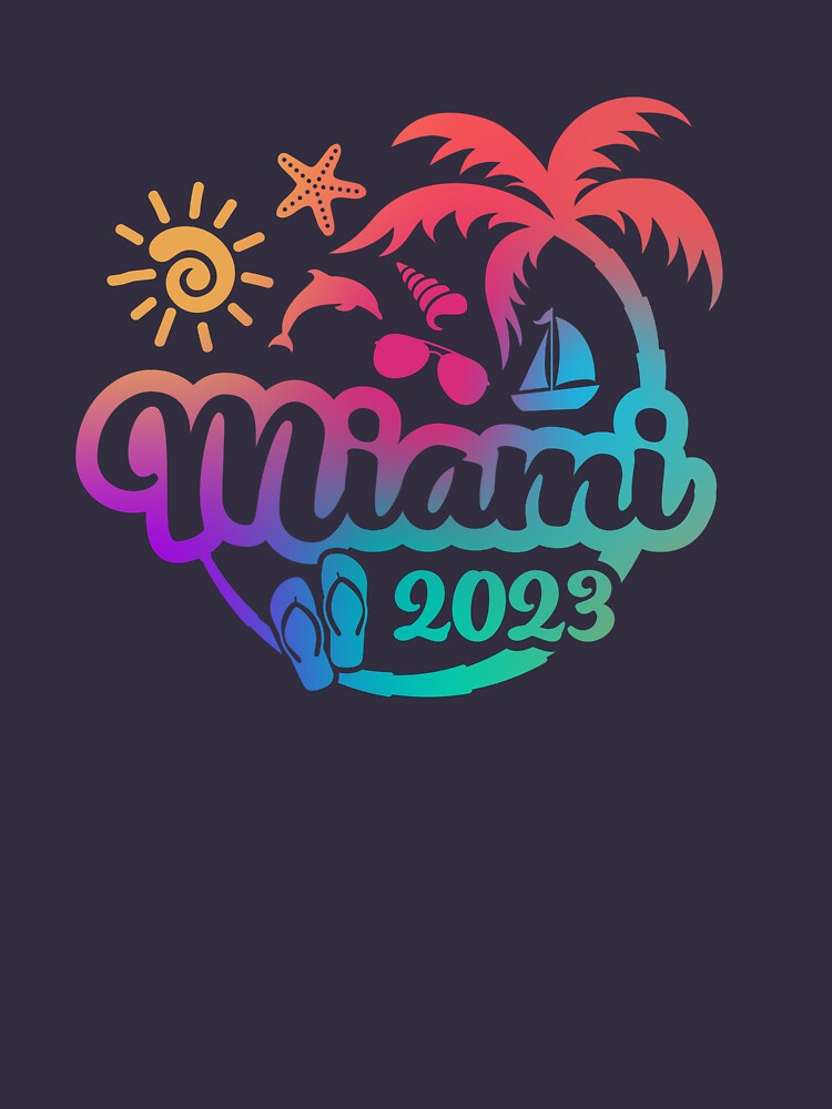 Disover 2023 Miami Florida Vacation or Trip Design | Essential T-Shirt 