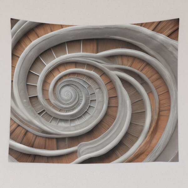 Artikelvorschau, Fibonacci-Grau-Beige entworfen und verkauft von christineiris.