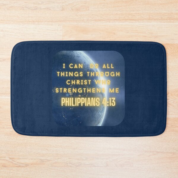 Item preview, Bible Verse Art I Can Do All Things Through Christ Who Strengthens Me - Philippians 4 13 designed and sold by ebocraft.