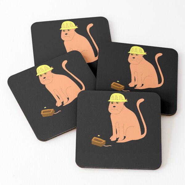 Item preview, catswithhardhats designed and sold by CottagePop.