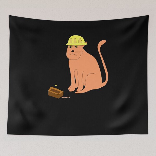 Item preview, catswithhardhats designed and sold by CottagePop.
