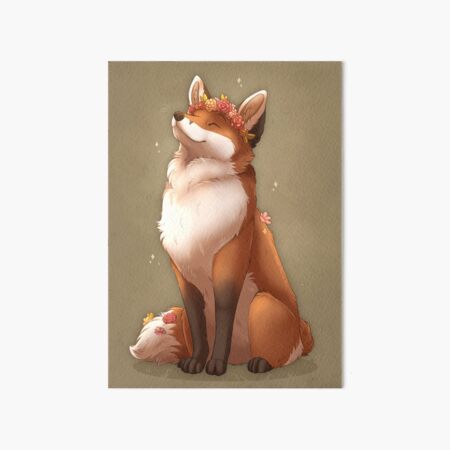 Item preview, Flower Fox designed and sold by FeverDreamFox.
