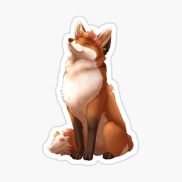Item preview, Flower Fox designed and sold by FeverDreamFox.
