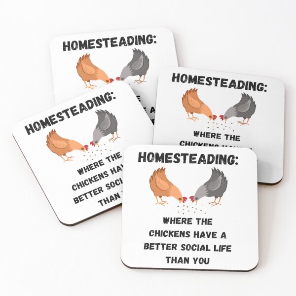 Item preview, Social Chickens designed and sold by ThorHavenFarm.